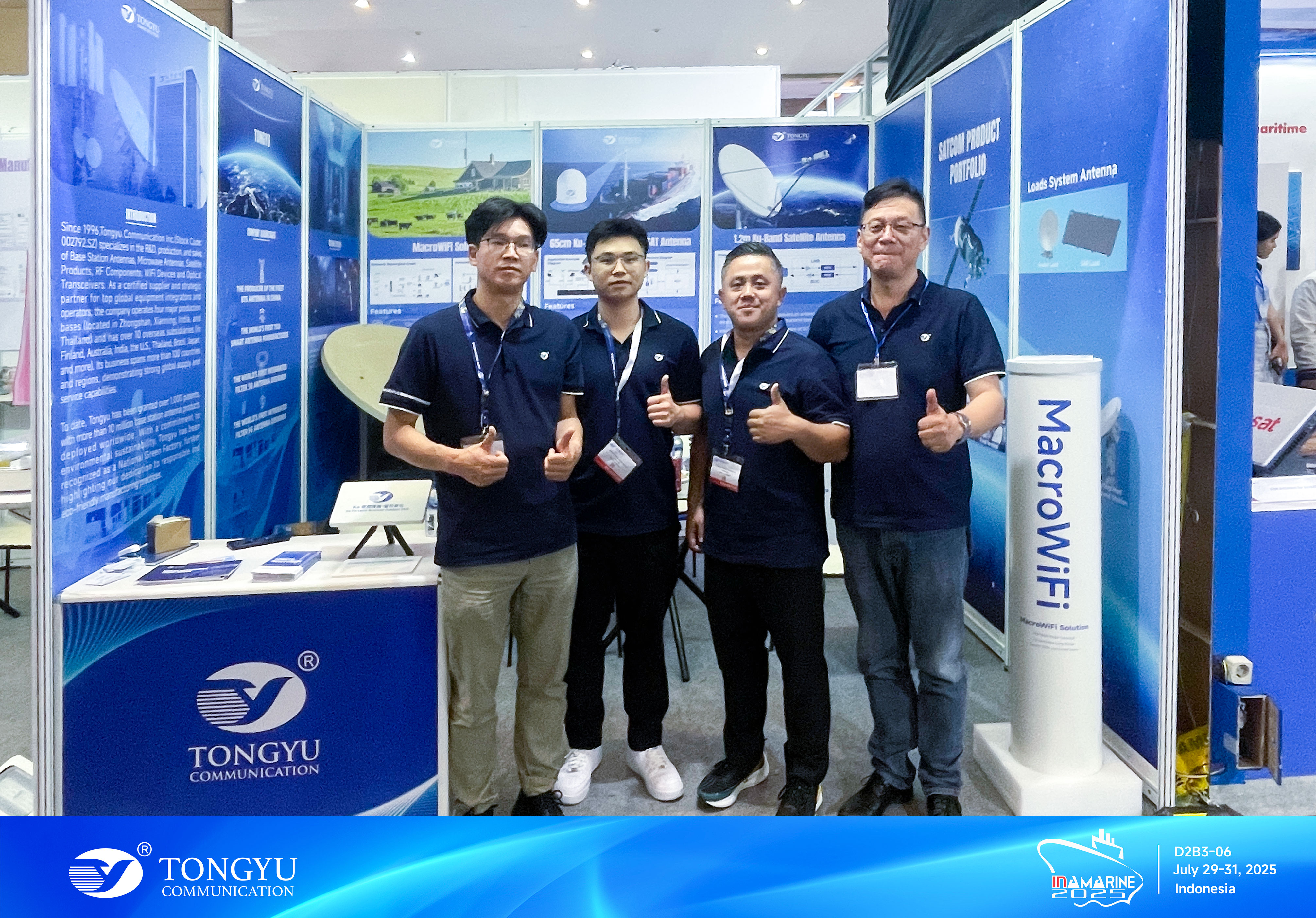 通宇通讯亮相INAMARINE 2025，星海互联，赋能远洋通信升级